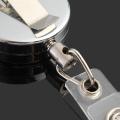 Commonly 3.2cm Full Metal Tool Belt Money Retractable Key Ring Pull Chain Clip. 