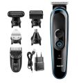 High Quality NIKAI All in one grooming set beard & hair trimmer for men body groomer electric shaver hair clipper for eyebrow nose ear rechargeable. 