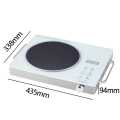 Gropa Electric Stove / Portable Infrared Cooker 2200 Watts Universal hot plate Ceramic Cooking, Electric Hot Plate Full touch Panel, Adjustable Heating Auto shut off and Overheat Protection Led Display All Utensils Induction Cooktop Easy to clean Healthy|. 