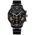 【Can last for 10 years】 Fashion Business Dashboard Calendar Fake Three-Eye Quartz Watch Roman Men's Watch   Luxury Watch. 