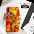 Tecno Spark 4 Pouch Cover - Art Soft Cover Case. 