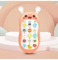 Baby Phone Toy Music Sound Telephone Sleeping Toys With Teether Simulation Phone Kids  Toy Kids Gifts. 