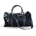 Real Cowhide Leather Duffel Bag | Leather Weekender Travelling Bags | Cowhide Hair on Travel Bags | Black White Cowhide Duffel Overnight Travel Bag | Sports Bag. 