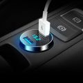 Car Charger Dual USB Adapter Lighter For BMW E46 E52 E53 E60 E90 E91 E92 E93 F30 F20 F10 F15 F13 M3 M5 M6 X1 X3 X5 X6（Blue). 
