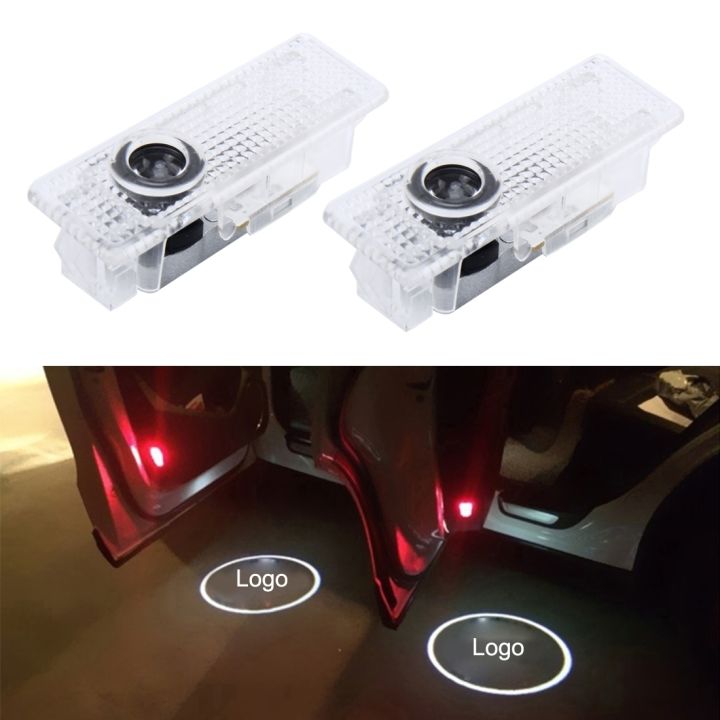 2 PCS LED Car Door Welcome Logo Car Brand 3D Shadow Light for BMW X5 E70 (2007-2014), X6 E71/E72 (2008-2014), 4 Series (2013-2014), 3 Series F30 (2013-2015)