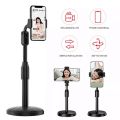 MOBILE STAND SMARTPHONE ROUND BASE L8 RETRACTABLE MULTIFACTIONAL MOBILE HOLDER STAND. 