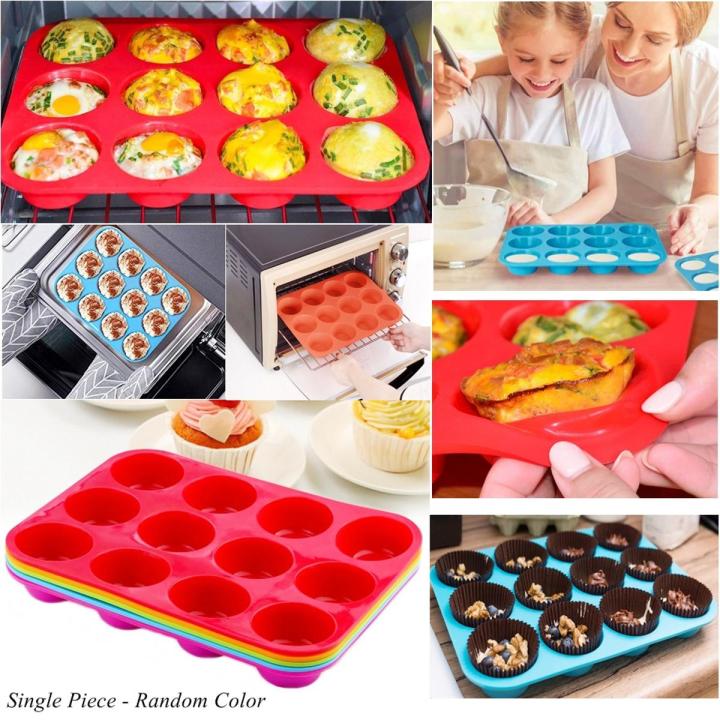 12%20Slot%20No-Stick%20Silicon%20Cup%20Cake%20Muffin%20Pan%20Mold%20Baking%20Tray%20Bake%20Ware%20-%20Image%202
