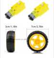 Yellow gear motor set robotic Gear motor set for robots Yellow gear motors for robotics projects. 