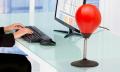 Desktop Punching Bag Stress Buster Desk Punching Ball Boxing Training  Heavy Duty Pump Freestanding Reflex Stress Relief Toys Adults Kids Home Office. 