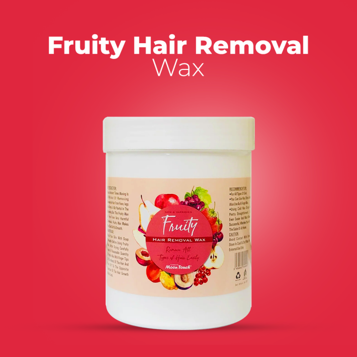 Moon Touch Fruity Wax 500g – Long-Lasting Hair Removal with Refreshing Fragrance