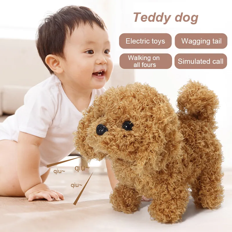 Electronic Pets Dogs Bark Stand Walk Cute Interactive Toys Dog