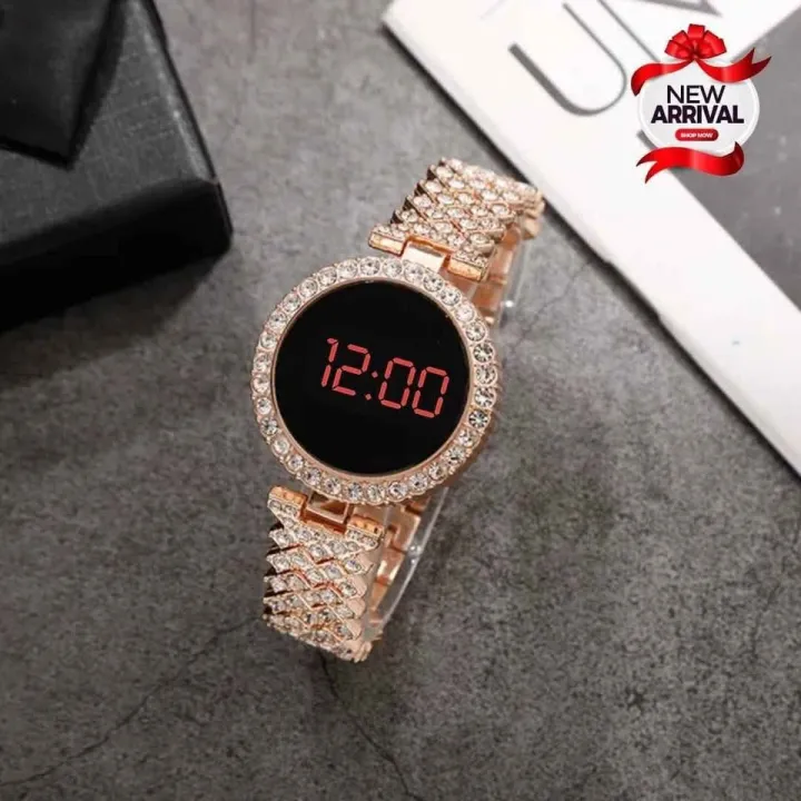 Luxurious%20Digital%20Bracelet%20Watch%20for%20Women%20&%20Girls%20-%20Full%20Diamond/Stone%20Studded%20LED%20Touch%20Screen%20Wristwatch%20-%20Image%208