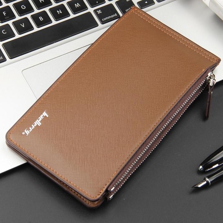 Fashion Leather Men Wallet Large Capacity 16 Slot Card Holder Famous Bi-Fold Wallet Men's Cash Coin Purse Shipping