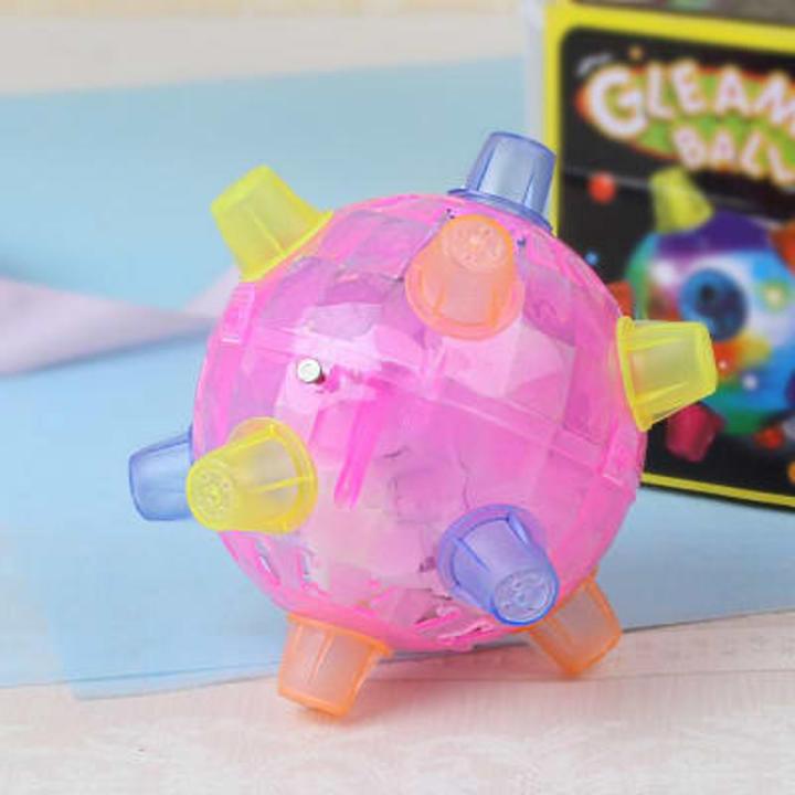 Battery operated Glowing & Vibrating Ball with multicolour lights..
