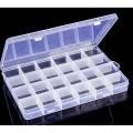 24 slot multi purpose jewelry storage box. 