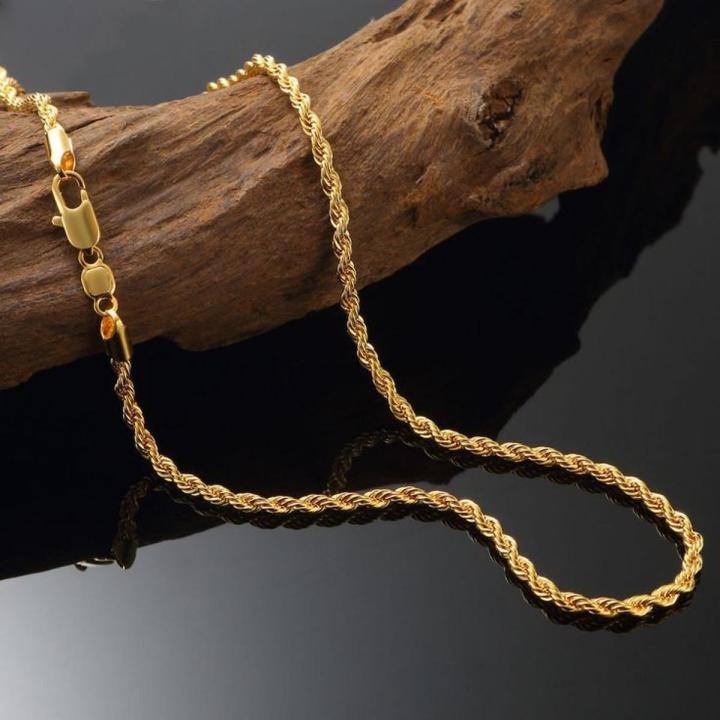 New Gold Plated Stainless Steel Chain For Men