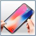 Luxury Hybrid for iP X / Xs Tempered Shine Back Glass Soft Silicone Bumper Cover Case for iPhone X / Xs. 