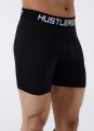 Black Soft Boxer Briefs for Men Hustlers only Men's Microfiber Boxer Brief Underwear, performance athletic fit, underwear for boy, underwear. 
