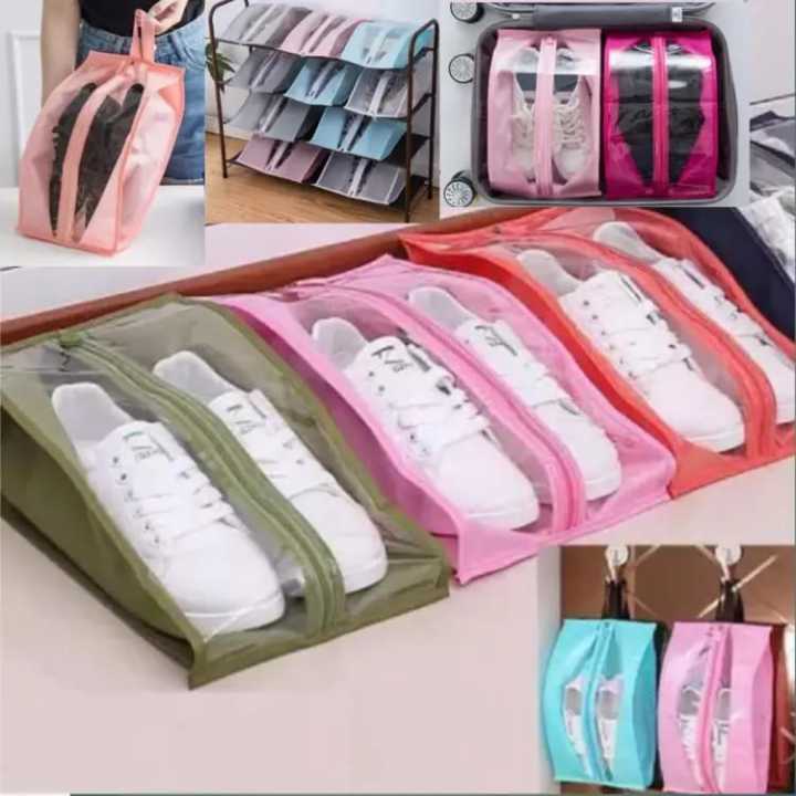 Pack Of 10 Shoe Organizer Travel Shoes Organizer Storage Bag High Quality