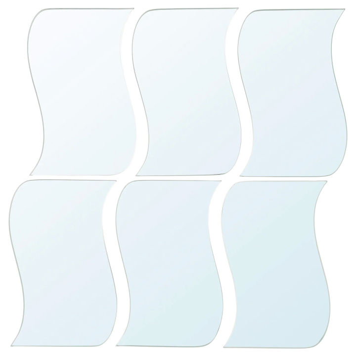 Mirror Pack  Ikea Mirror Wavy Set of 6 Pcs
