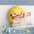 1pc Baby Bath Toys Bubble Machine Duck Music Kids Bath Toy Bathtub Soap Automatic Bubble Maker Baby Bathroom Toy For Children. 