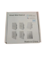 Touch Switch - Smart Switch - Glass Touch Panel - Compatiable with iOS / Android -Compatible with Alexa / Google Assistant - No Hub Required - Black / 1 gang. 