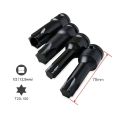 1Pcs New Metric 1/2 Inch Shank Electric Drill Socket Adapter Long Bit 78mm Length Torx Socket Cr-Mo Steel T20-T100 Socket Wrench. 
