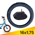 Cycle Tyre tube 16 inch Bicycle Cycle Mountain Bike Tire Black - 16 X 1.75 Tire Outer and inner. 