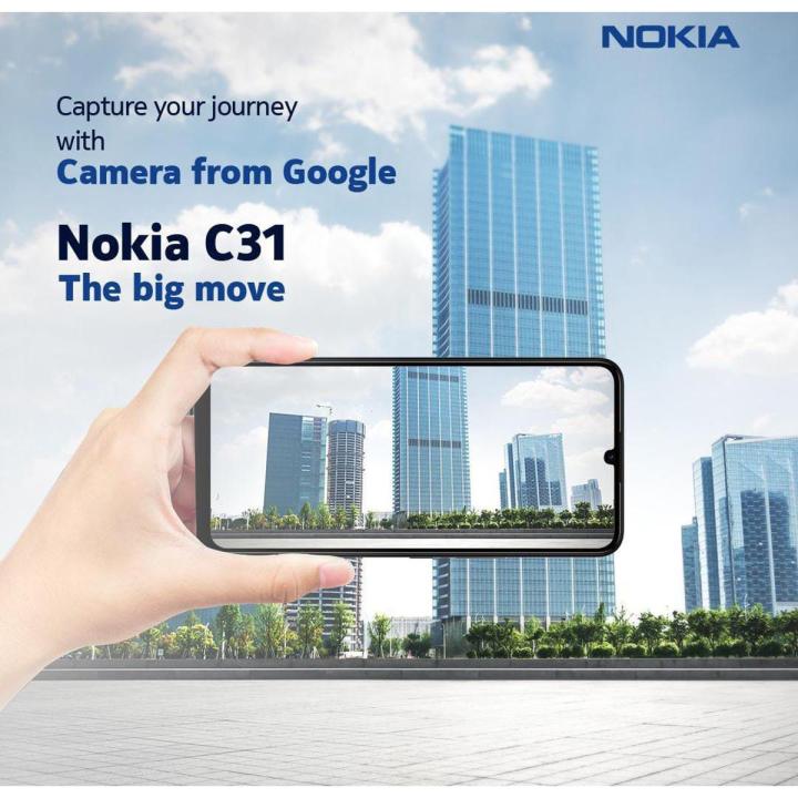 Nokia C31 4GB RAM 64GB ROM 5050MAH BATTERY