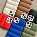 【ThinkWay】Luxury Down Jacket Cloth Cover For iPhone 13 11 12 Mini Pro Max XR X S XS 7 8 Plus Soft Puffer Case Shockproof Silicone Bumper. 