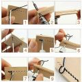 DIY Stitch Needles Handmade Speedy Stitcher Leather Craft Tool Sewing Needle Kit Awl. 