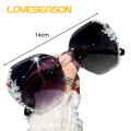 Anti-uv Glasses Stylish Rhinestone Sunglasses for Women Uv Protection Hip Hop Eye Wear for Outdoor Activities Trendy Transparent Shades with Bling Decor Lightweight Comfortable Summer Sunglasses. 
