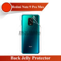 Xiaomi Redmi Note 9 Pro Back Jelly Protector Clear Soft Protection Film Transparent Hydrogel Film Protector For Redmi Note 9 Pro. 