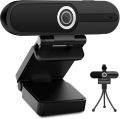 ToLuLu 4K HD Webcam with Microphone, 8 Megapixel USB Computer Web Camera with Privacy Shutter and Tripod, External Webcam Pro Streaming Webcams PC Cam w/Mic Noise Reduction for Windows Mac OS Desktop Laptop (Black) ToLuLu TL-WM-H8. 