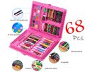 Color Box 68 PCS Kit Pencils Colors Drawing Painting Art Box Multi Colour / Set With Button Box Best Quality. 