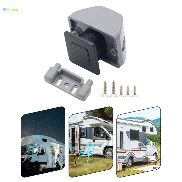 RV Push Cabinet Lock Push Button Latch for Motorhome Campers Cupboard ...