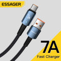 Essager 7A 66W Type C USB Cable Super-Fast Charge Cable for Huawei Mate 40 30 Xiaomi Samsung Fast Charging USB Type C Cables Data Cord. 
