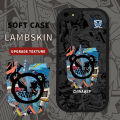 For iPhone 6 6s Case Funny Doodle Devil Lambskin Phone Case Soft Silcone Shockproof Cover. 