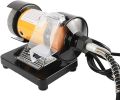 3" Multipurpose Mini Bench Grinder Polisher with 31" Long Flexible Shaft and Accessories, Variable Speed Dial 0-10000 RPM, 110V 150W Single Phase Motor. 
