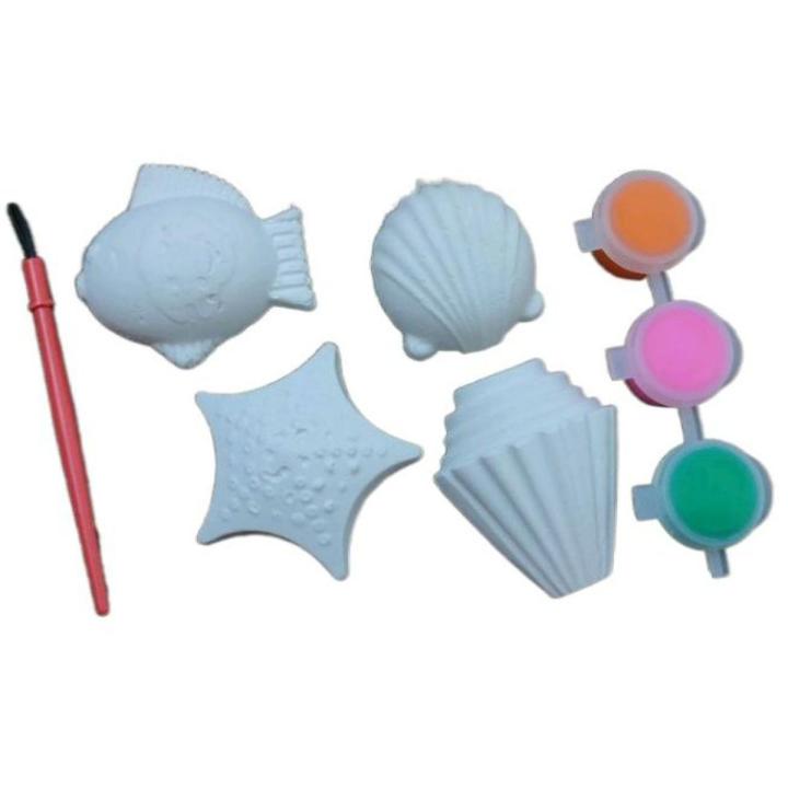 ceramic sea animals painting kit for kids