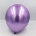 PURPLE COLOR METALLIC CHROME BALLOONS PACK ( PACK OF 10 PURPLE BALLOONS ). 