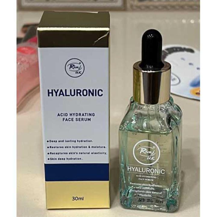 Hyaluronic Acid Hydrating Face Serum 30ml Rivaj