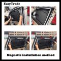 NEW Hyundai Sonata Side Window Curtains 4pc Sunshade Blinds Dark. 
