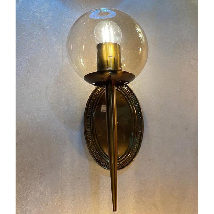 Modern Sleek Globe Shaped Wall (Bulb Holder) Light