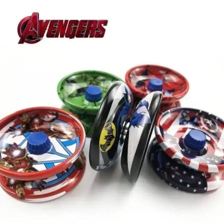 Super heroes Metal YoYo Toy For Kids High Speed YoYo Avengers