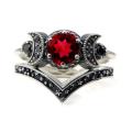 Fashion Jewelry Rings bague coquillage Emerald Gold Plated Gemstone Couples 925 Azurfa Ring With Black Stone Price In Naira. 
