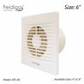 FEIDIAO Slim and Stylish 6 inch Ventilation Exhaust Fan - Imported. 