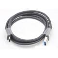 C Type Fast Charge & Data Sync Cable 3.0 USB-C Type- Black. 
