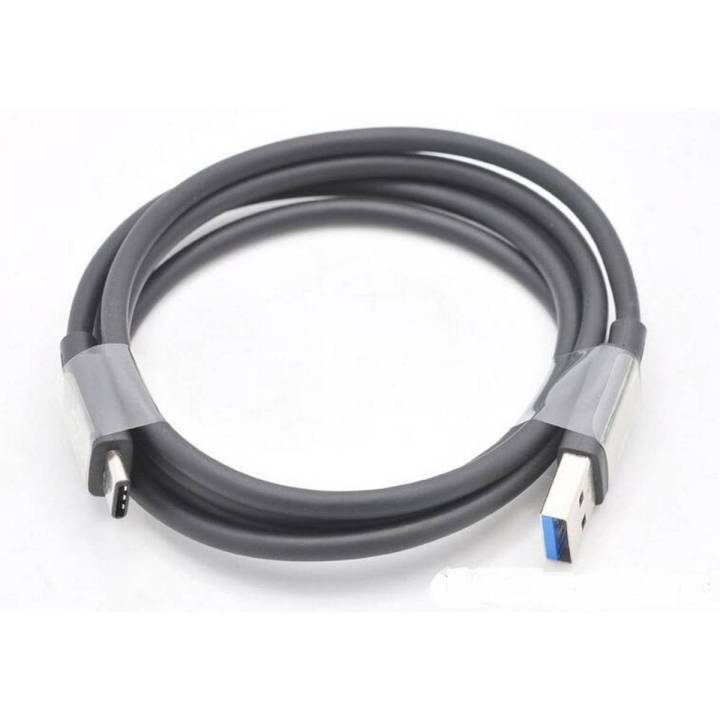 C Type Fast Charge & Data Sync Cable 3.0 USB-C Type- Black