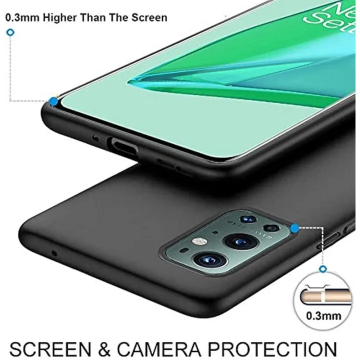 ONEPLUS%209%20PRO%20Black%20Soft%20Silicon%20Back%20Cover%20Case%20-%20Image%203